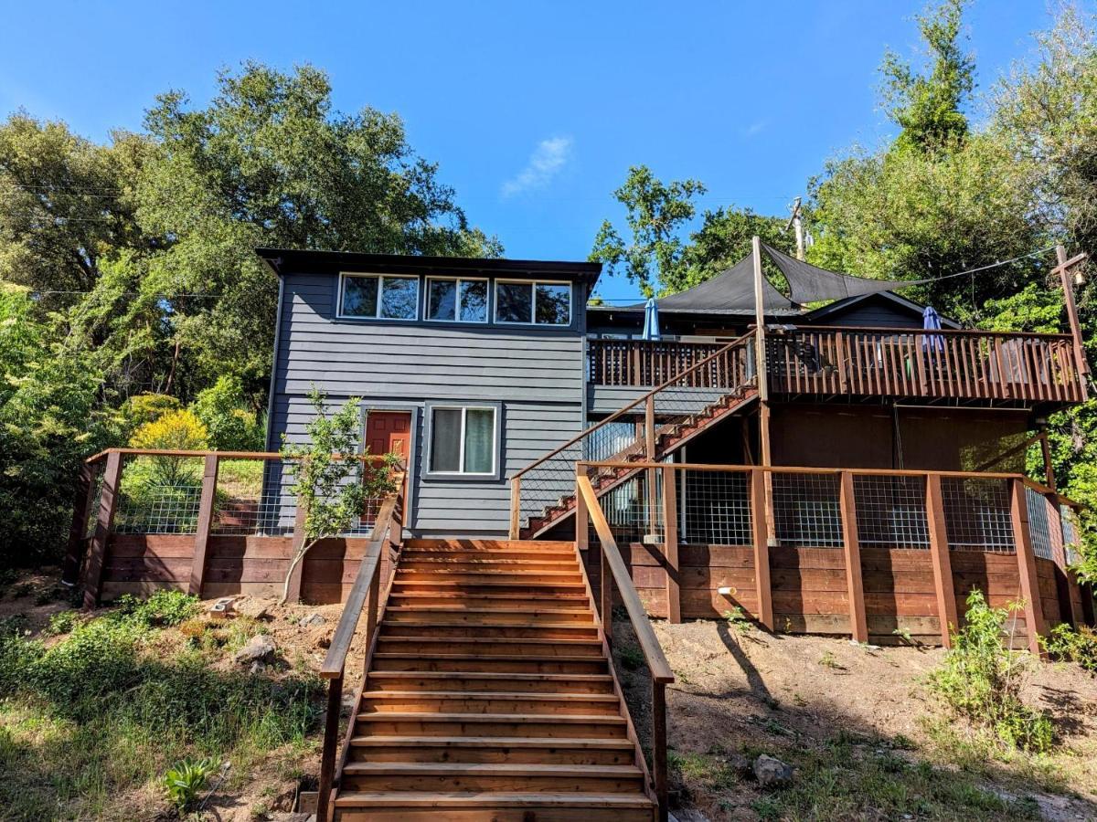 Rivers Breeze Relaxing Riverside Cabin With Private Suite Kayaks Healdsburg Exterior photo